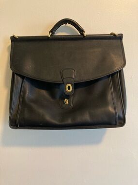 Coach Beekman Briefcase, style No. 5266 Black Leather